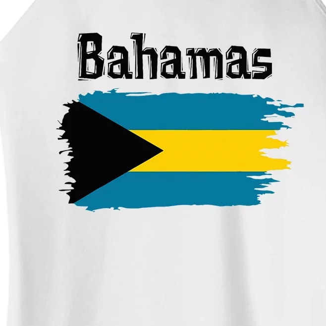 Bahamas Flag Women’s Perfect Tri Rocker Tank