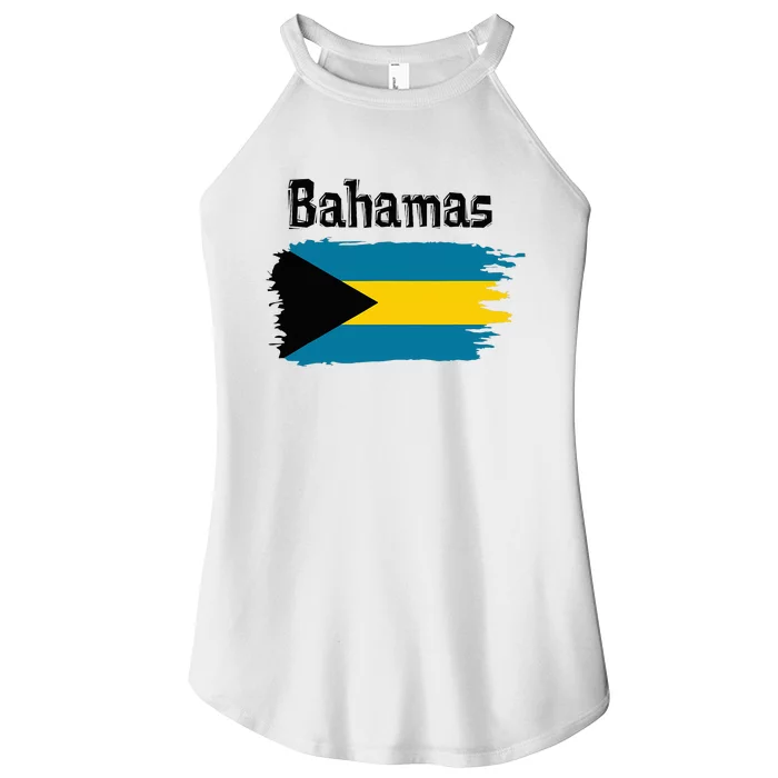 Bahamas Flag Women’s Perfect Tri Rocker Tank