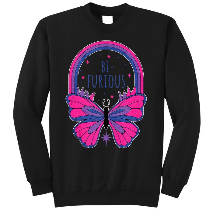 Bi Furious Bi Bisexual Pride Tall Sweatshirt