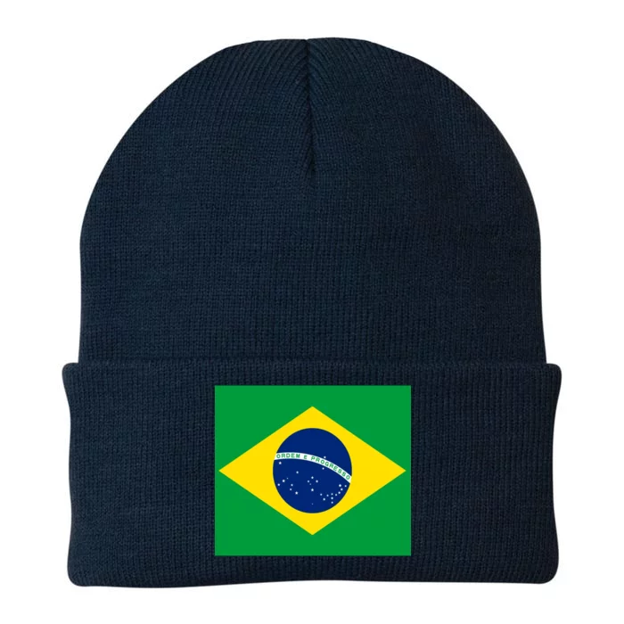 Brazilian Flag Brazil Country Knit Cap Winter Beanie