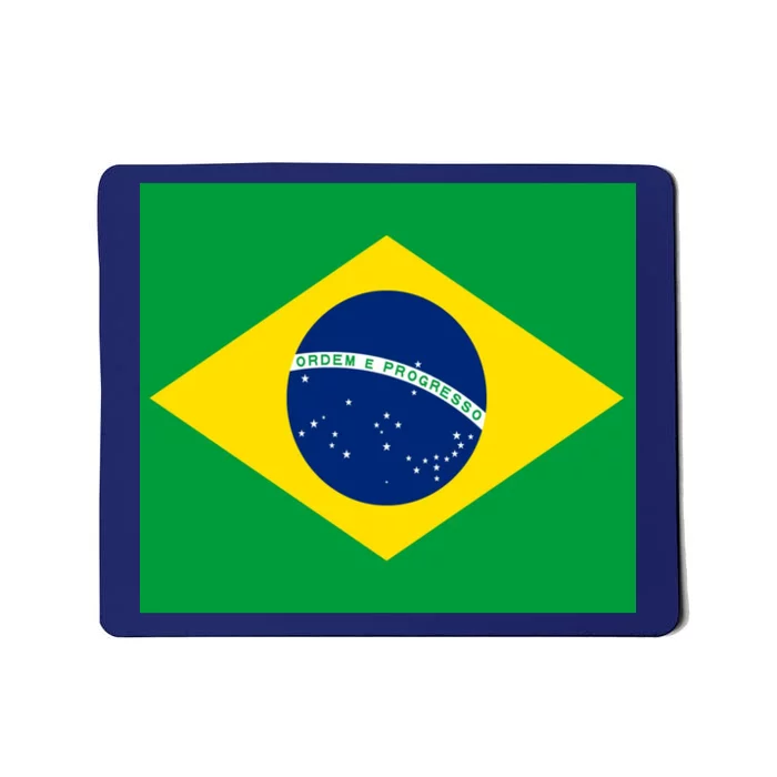 Brazilian Flag Brazil Country Mousepad