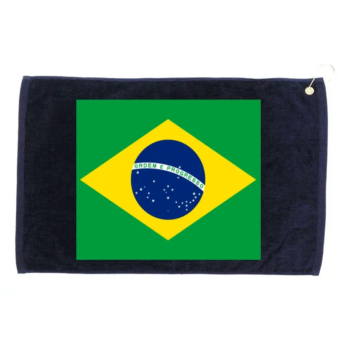 Brazilian Flag Brazil Country Grommeted Golf Towel