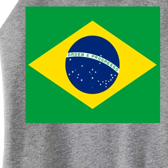 Brazilian Flag Brazil Country Women’s Perfect Tri Rocker Tank