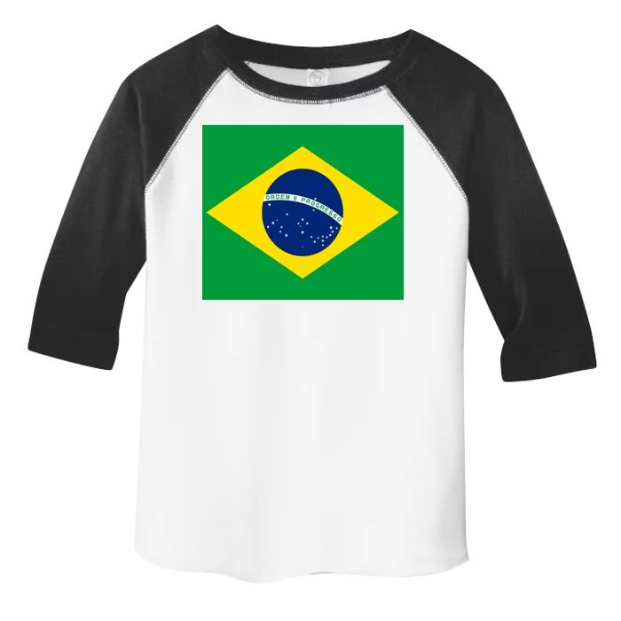 Brazilian Flag Brazil Country Toddler Fine Jersey T-Shirt