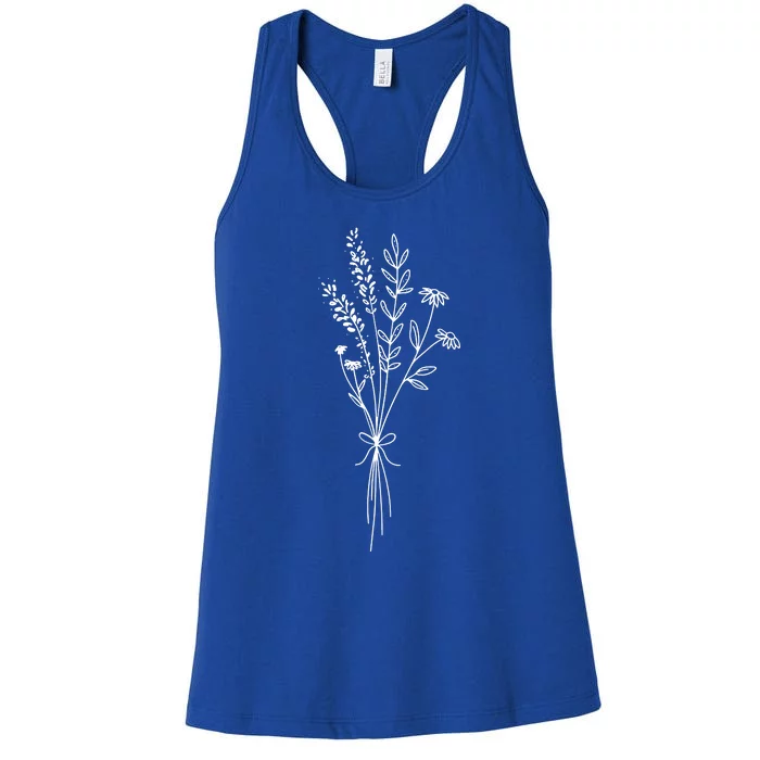 Bibble Flower Women's Racerback Tank