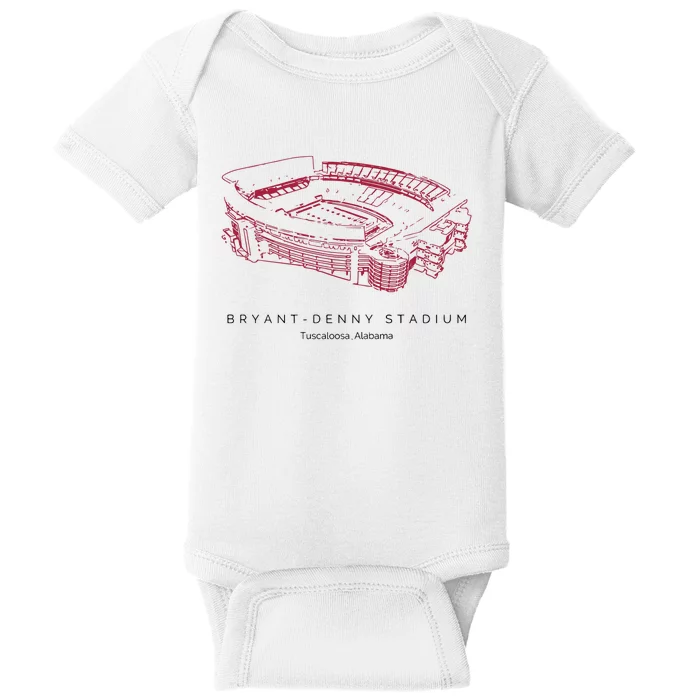 Bama Football Baby Bodysuit