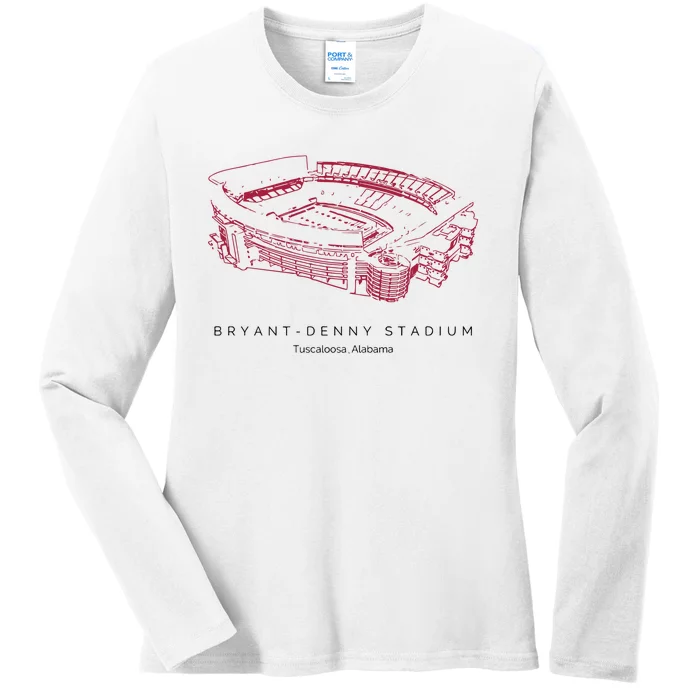 Bama Football Ladies Long Sleeve Shirt