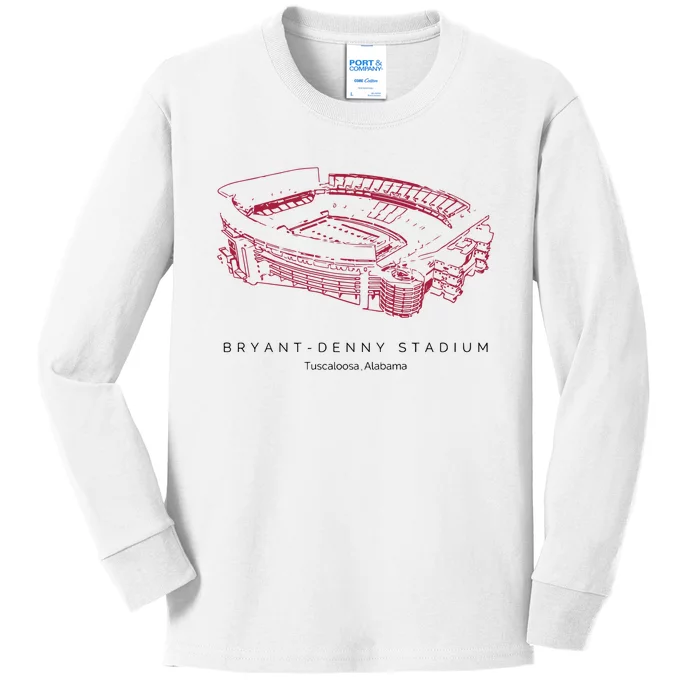 Bama Football Kids Long Sleeve Shirt