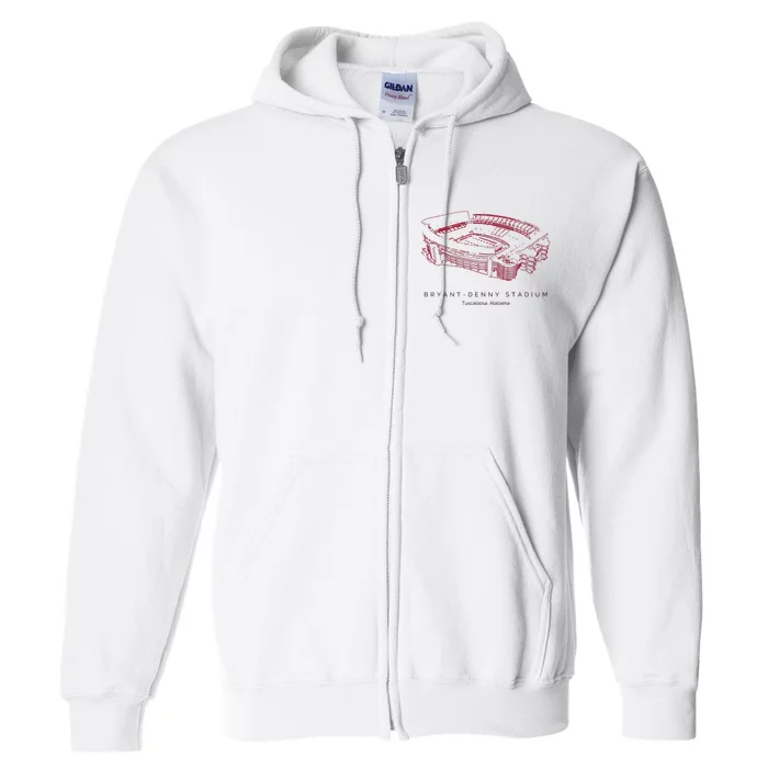 Bama Football Full Zip Hoodie