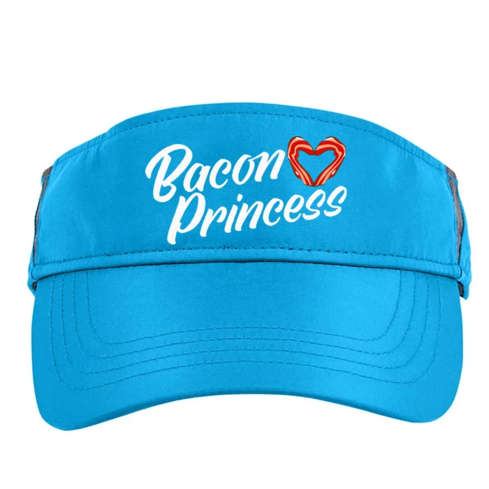 Breakfast Funny Bacon Lover Bacon Princess Adult Drive Performance Visor