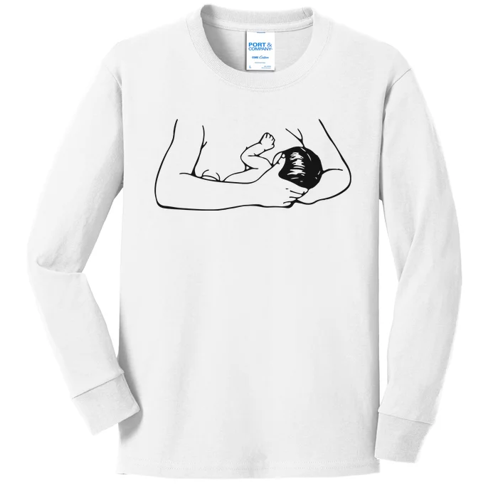 Breast Feeding Kids Long Sleeve Shirt