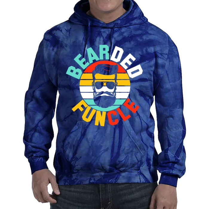 Bearded Funcle Tie Dye Hoodie