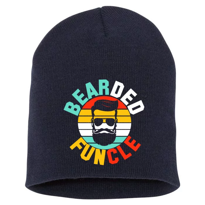 Bearded Funcle Short Acrylic Beanie