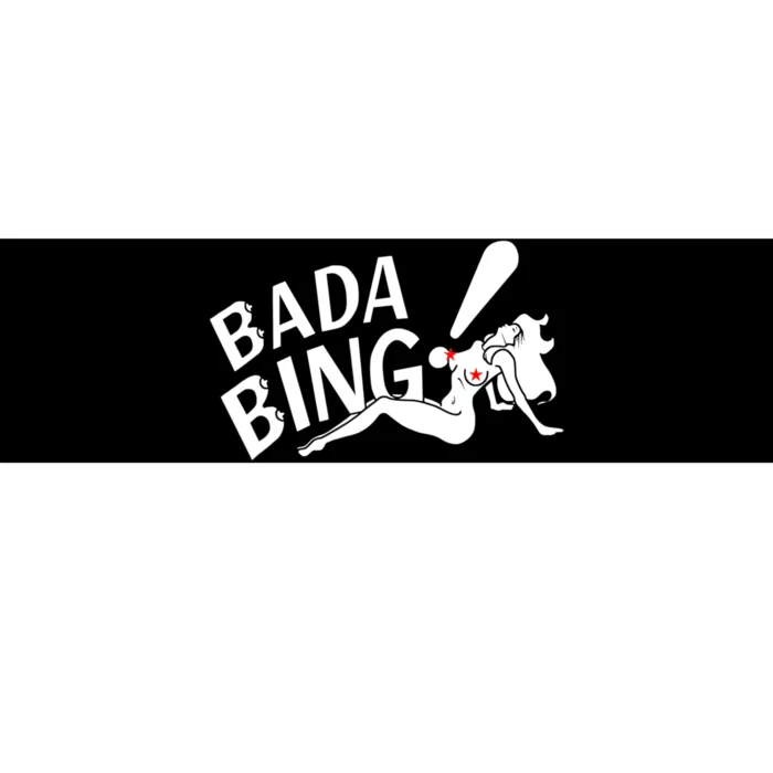 Bada Funny Bings Men's For Men Women Bumper Sticker