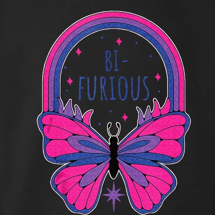 Bi Furious Bi Bisexual Pride Toddler Hoodie