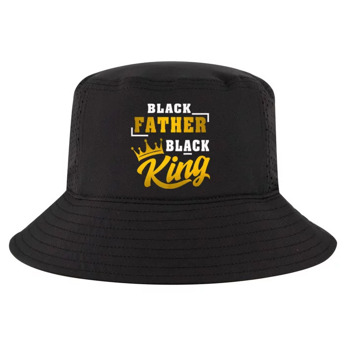 Black Father Black King African American Dad Fathers Day Premium Cool Comfort Performance Bucket Hat