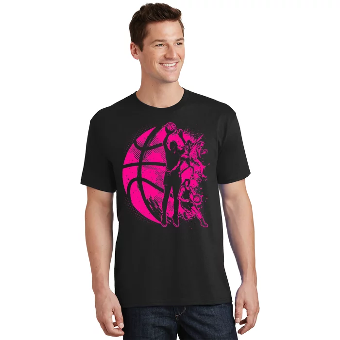 Basketball Female Basketball Team T-Shirt