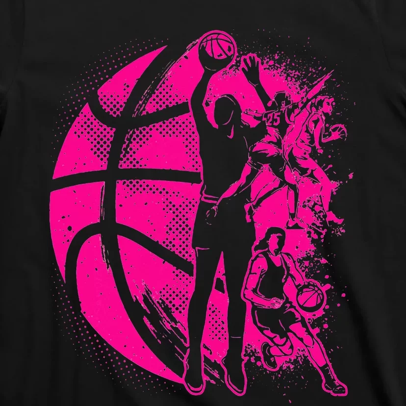 Basketball Female Basketball Team T-Shirt