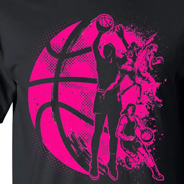 Basketball Female Basketball Team Tall T-Shirt