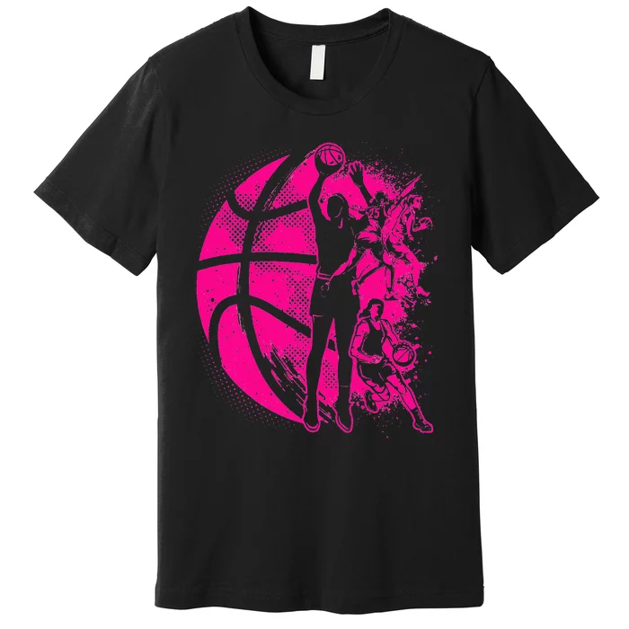 Basketball Female Basketball Team Premium T-Shirt