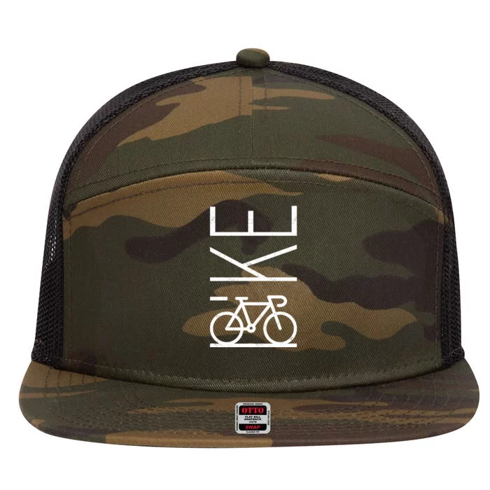 Bike Fanatic 7 Panel Mesh Trucker Snapback Hat