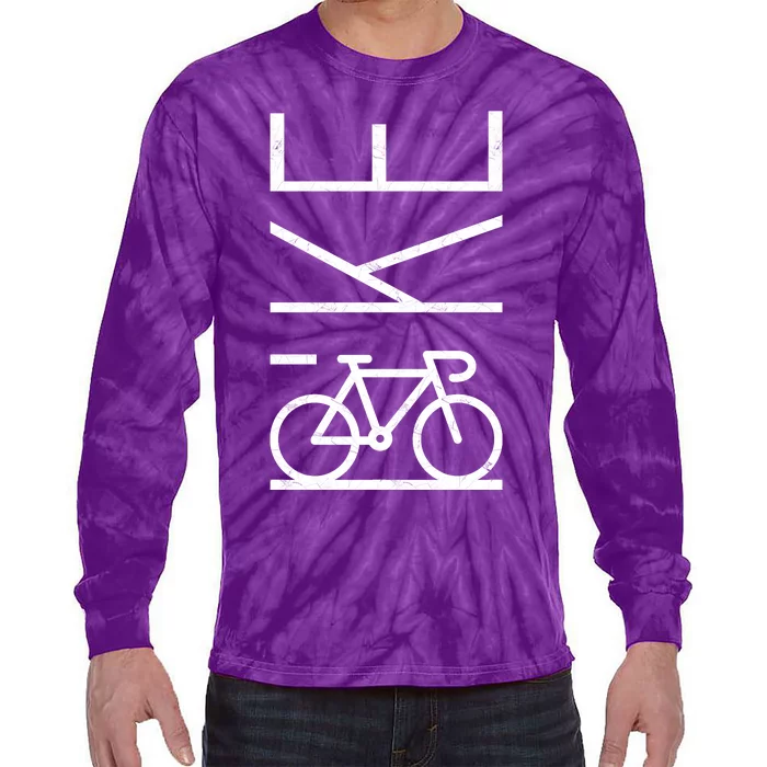 Bike Fanatic Tie-Dye Long Sleeve Shirt