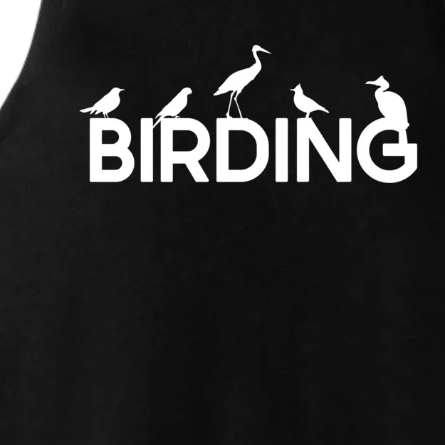 Birding For Bird Lover Gift Ladies Tri-Blend Wicking Tank