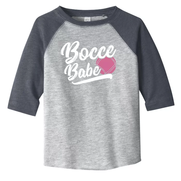 Bocce Funny Bocce Player Italian Bowling Bocce Ball Gift Toddler Fine Jersey T-Shirt