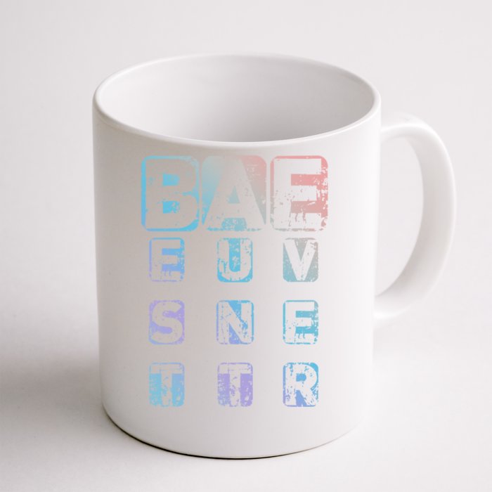 Bae Funny Best Auntie Ever Gift Cool Gift Front & Back Coffee Mug