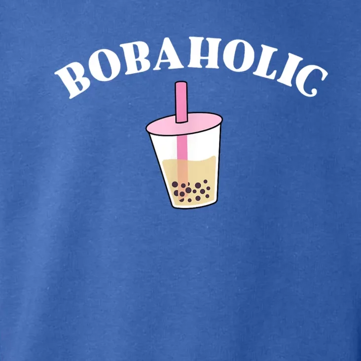 Bobaholic Funny Bubble Tea Toddler Hoodie