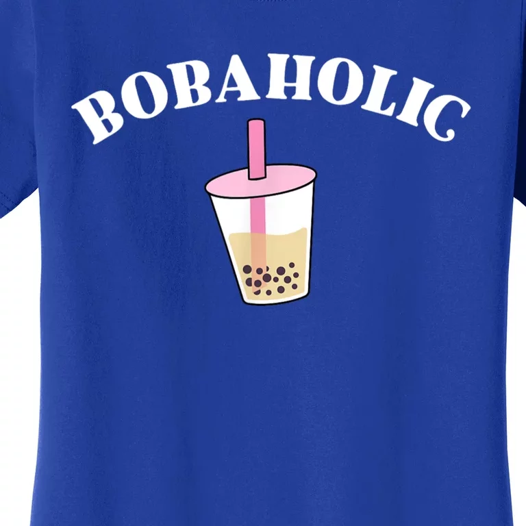 Bobaholic Funny Bubble Tea Women's T-Shirt