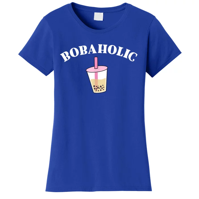 Bobaholic Funny Bubble Tea Women's T-Shirt