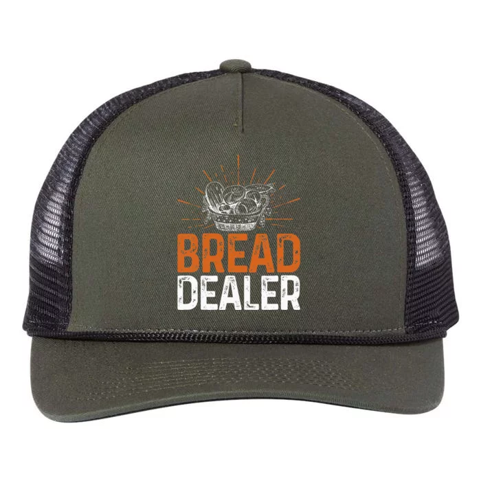 Bakery Funny Bread Baker Bread Dealer Retro Rope Trucker Hat Cap