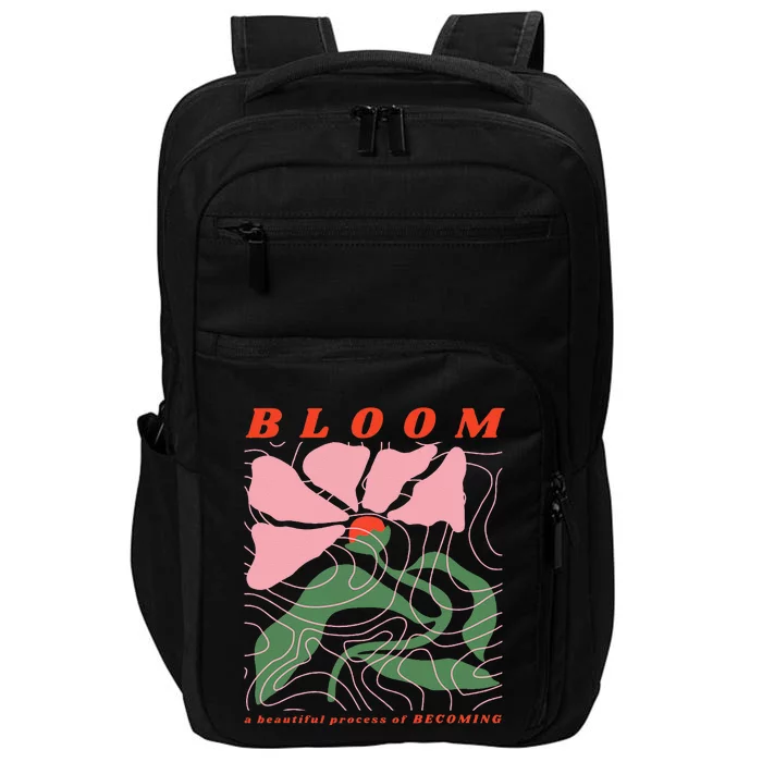 Bloom Flower Botanical Impact Tech Backpack