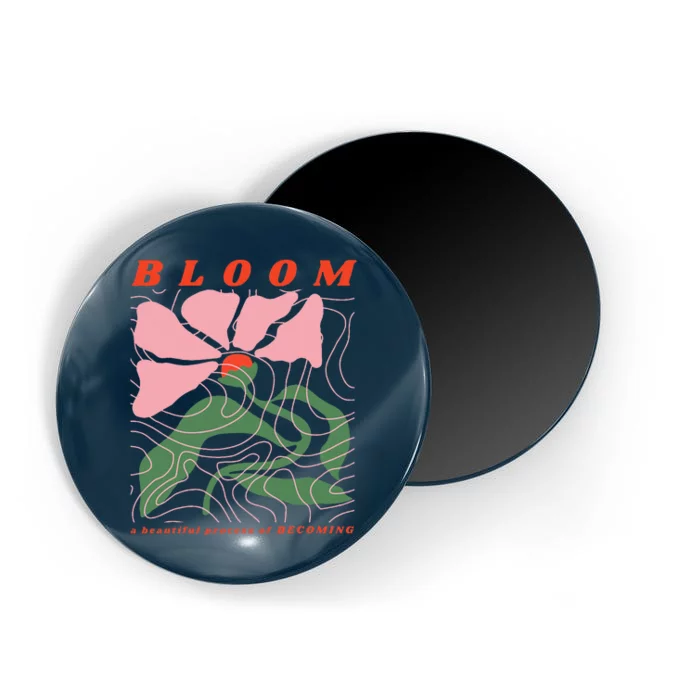 Bloom Flower Botanical Magnet