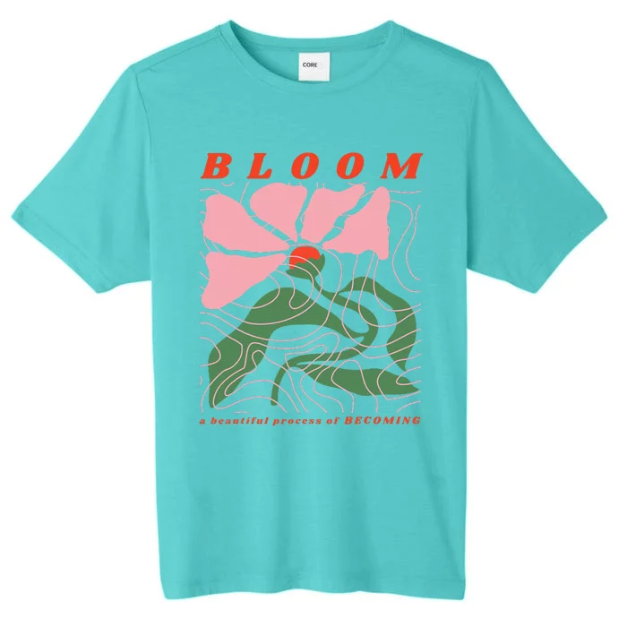 Bloom Flower Botanical ChromaSoft Performance T-Shirt