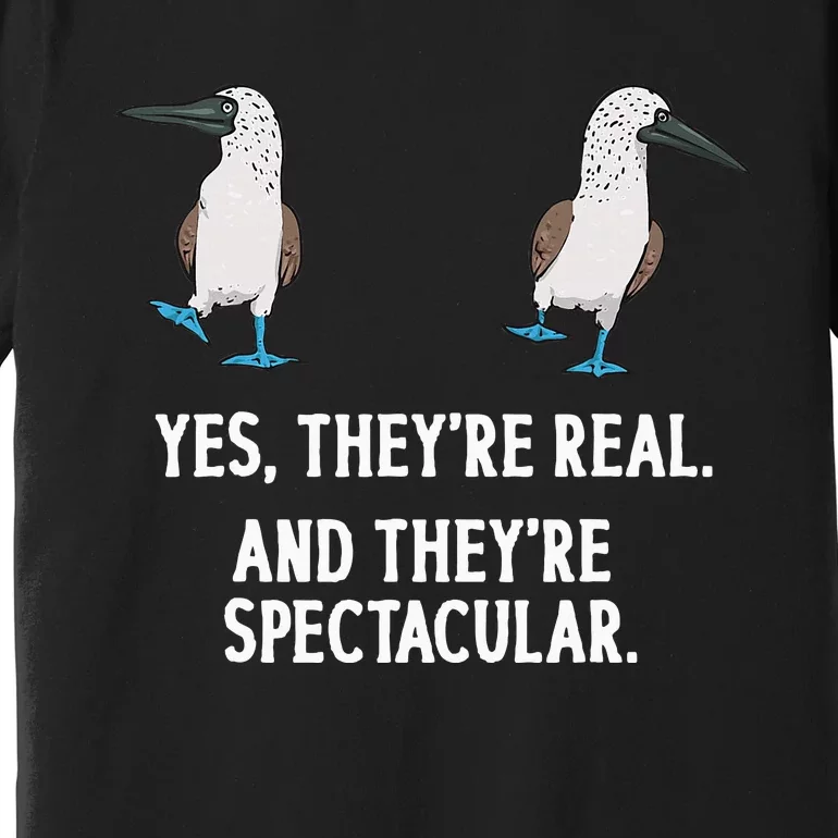 Blue Footed Booby Seabird Boobies Premium T-Shirt