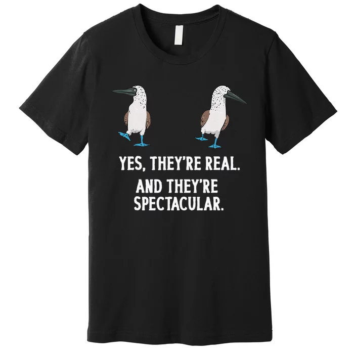 Blue Footed Booby Seabird Boobies Premium T-Shirt