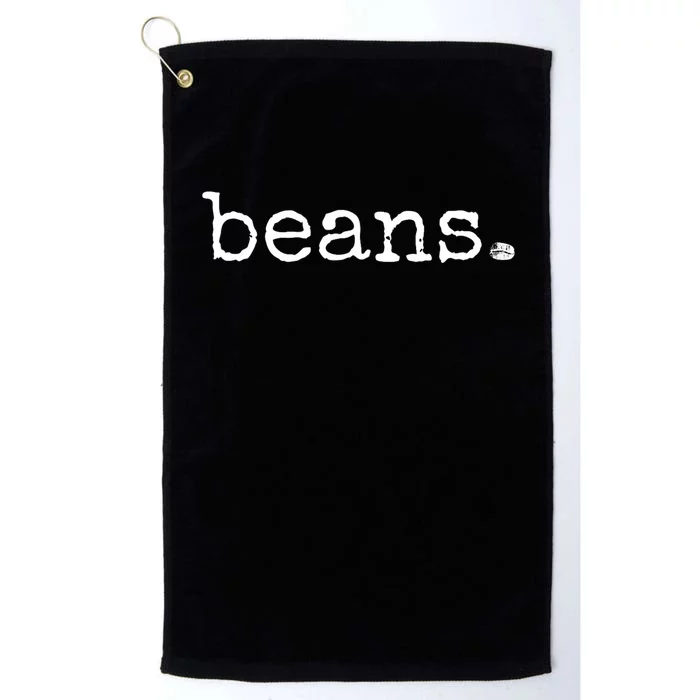 Beans Funny Barista Coffee Bean Espresso Bean Bean Lover Platinum Collection Golf Towel