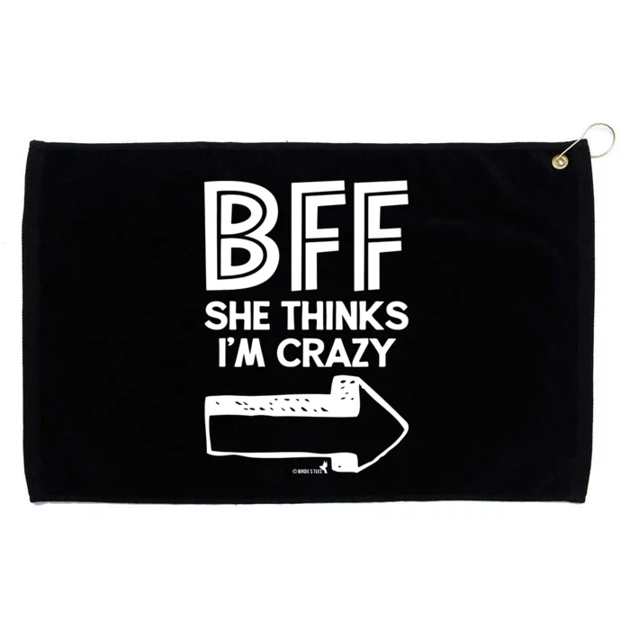 Best Friend Bff Part 1 Of 2 Funny Humorous Grommeted Golf Towel