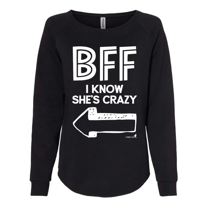 Best Friend Bff Part 2 Of 2 Womens California Wash Sweatshirt