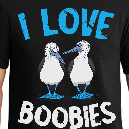 Blue Footed Booby I Love Boobies Blue Footed Booby Lover Pajama Set