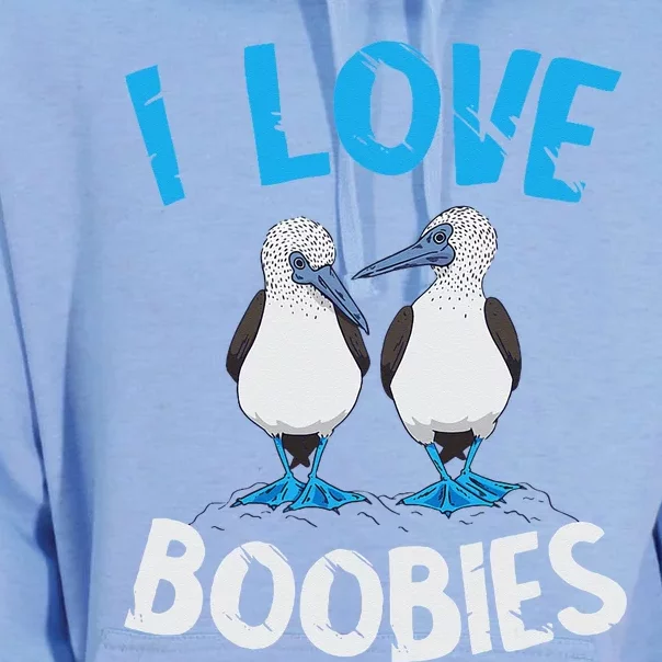 Blue Footed Booby I Love Boobies Blue Footed Booby Lover Unisex Surf Hoodie