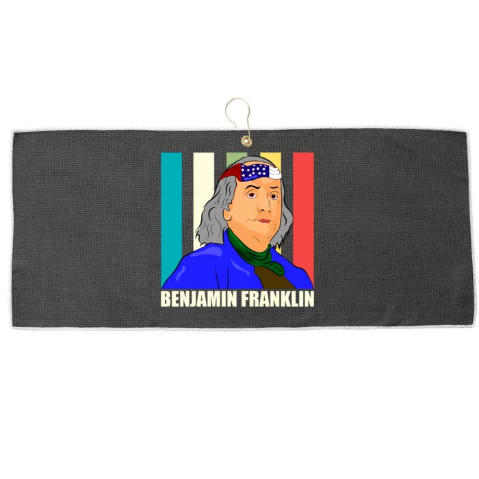 Benjamin Franklin Large Microfiber Waffle Golf Towel