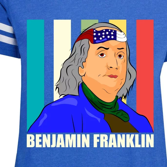 Benjamin Franklin Enza Ladies Jersey Football T-Shirt