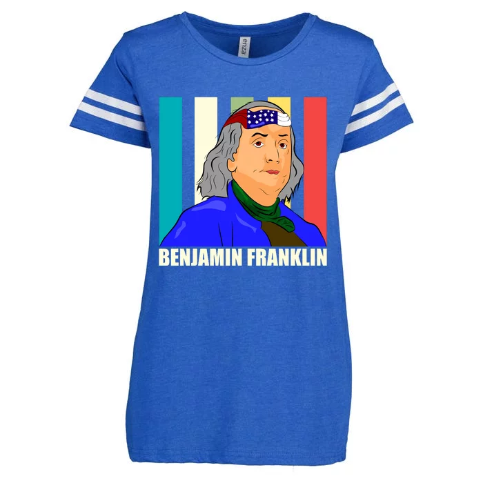 Benjamin Franklin Enza Ladies Jersey Football T-Shirt