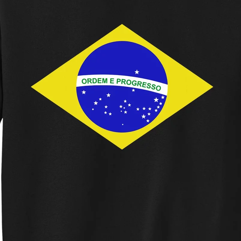 Brazilian Flag Tall Sweatshirt