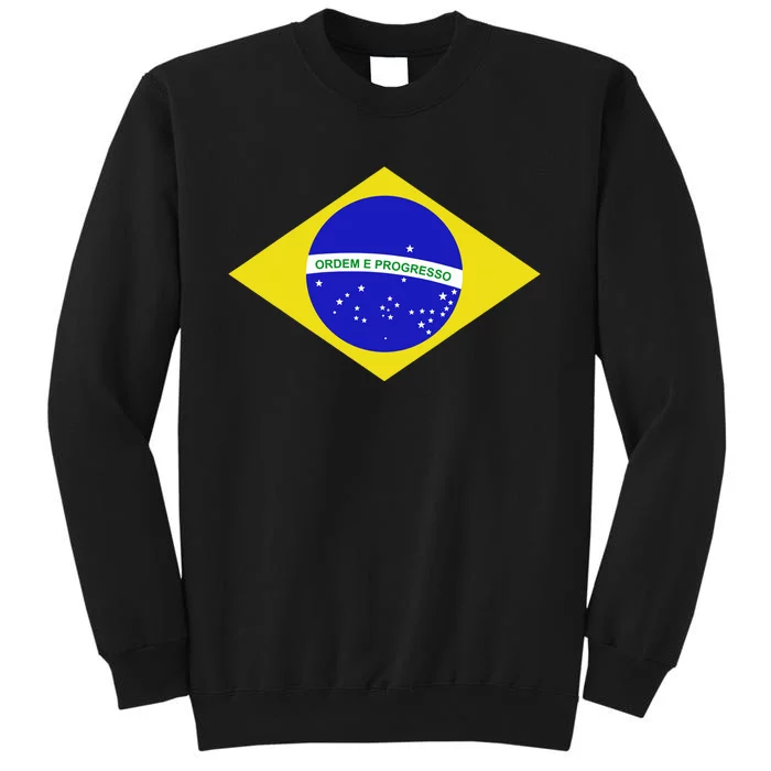 Brazilian Flag Tall Sweatshirt