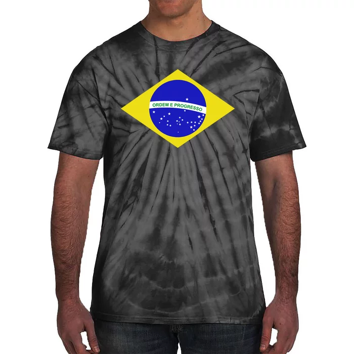 Brazilian Flag Tie-Dye T-Shirt