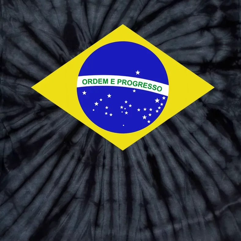 Brazilian Flag Tie-Dye T-Shirt